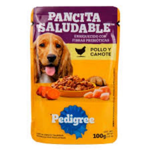 Imagen de ALIMENTO HUMEDO PARA PERRO PEDIGREE PANCITA SALUDABLE  POLLO Y CAMOTE 100.00 G