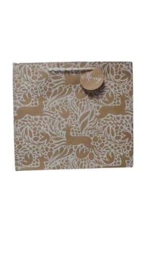 Imagen de BOLSA DE REGALO PARECA NAVIDAD 32 X 36 X 1 1.00 UND