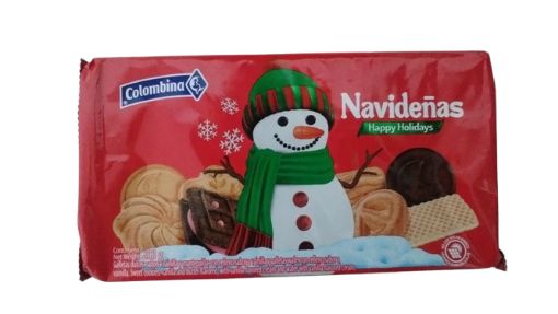 Imagen de GALLETAS COLOMBINA NAVIDEÑAS 200.00 G