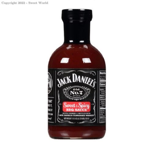 Imagen de SALSA JACK DANIELS BARBACOA SWEET & PICY 553.00 G