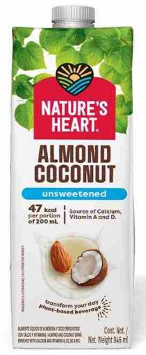 Imagen de BEBIDA NATURES HEART ALMENDRA Y COCO CON CALCIO Y VITAMINAS 946 ML