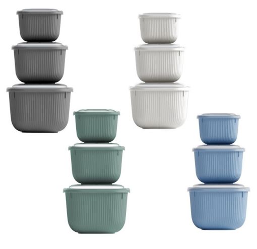 Imagen de JUEGO DE ENVASES PARA ALIMENTOS 3 SOFT CHEF 1 UND