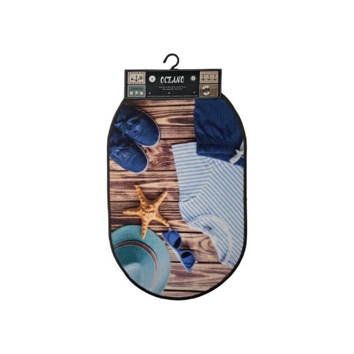 Imagen de ALFOMBRA  KENNEDY OCEANO 50CM X 80CM 1 UND  