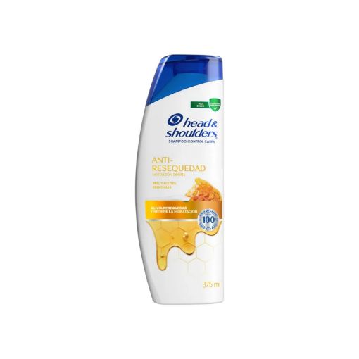 Imagen de SHAMPOO HEAD & SHOULDERS ANTIRESEQUEDAD MIEL 375.00 ML