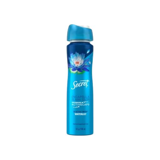 Imagen de DESODORANTE SECRET ANTITRANSPIRANTE EN SPRAY WATERLILY 150.00 ML