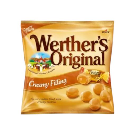 Imagen de CARAMELOS WERTHER´S ORIGINAL RELLENOS DE CARAMELO CREMOSO 80.00 G
