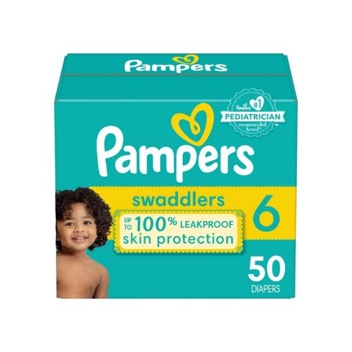 Imagen de PAÑALES PAMPERS SWADDLERS DESECHABLE ETAPA 6 50.00 UND