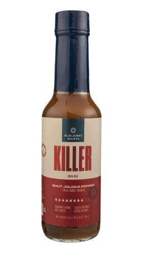 Imagen de SALSA EXTRA PICANTE BLUE ZONES KILLER BOTELLA  155.00 G