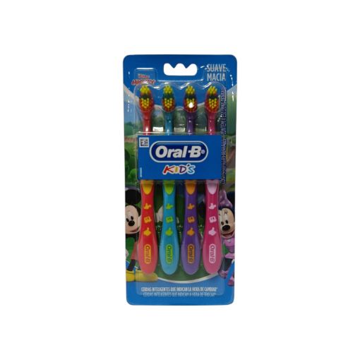 Imagen de CEPILLO DENTAL PARA NIÑO ORAL-B SUAVE 4.00 UND