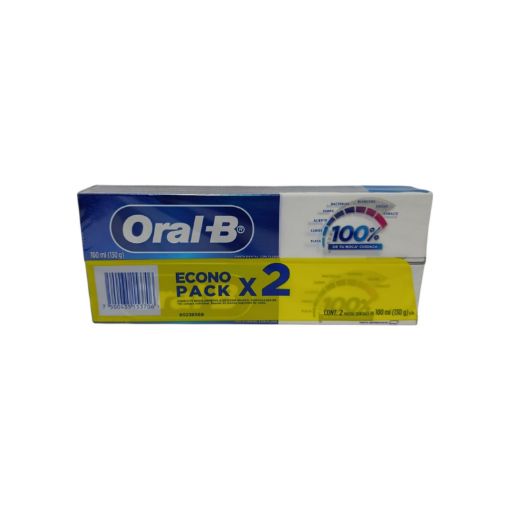 Imagen de OFERTA PASTA DENTAL ORAL-B MENTA REFRESCANTE ECONO PACK 130 G X 2 UND 