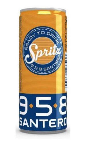 Imagen de BEBIDA ALCOHÓLICA SPRITZ 958 SANTERO ORANGE LATA  250.00 ML