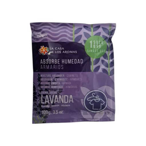 Imagen de ABSORBE HUMEDAD LA CASA DE LOS AROMAS PARA ARMARIO LAVANDA  100.00 G