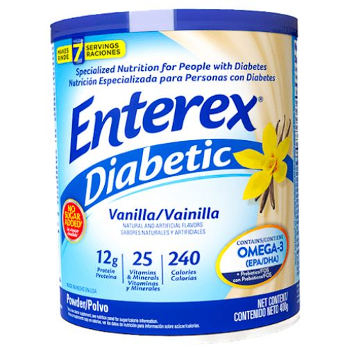 Imagen de COMPLEMENTO ALIMENTICIO ENTEREX DIABETIC VAINILLA 400 G