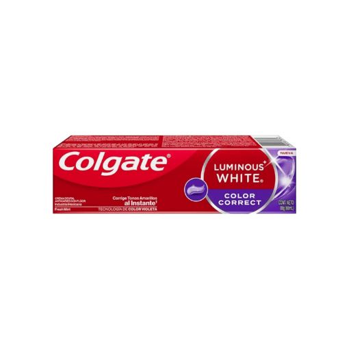 Imagen de CREMA DENTAL COLGATE  LUMINOUS WHITE COLOR CORRECT 66 ML
