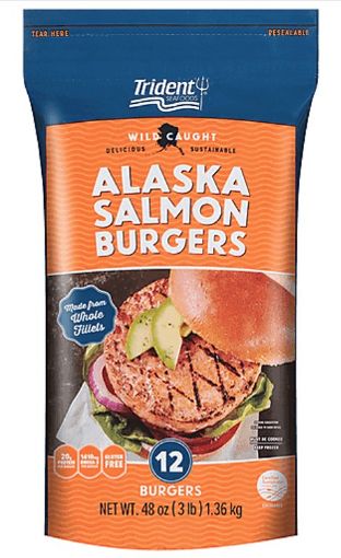 Imagen de TORTAS PARA HAMBURGUESA TRIDENT SEAFOODS 12 UND 1360 G