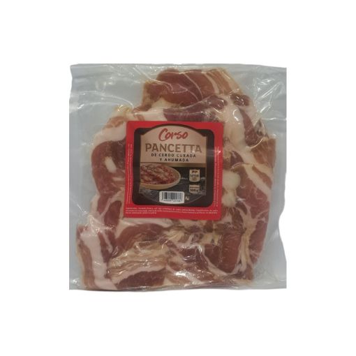 Imagen de PANCETTA CORSO DE CERDO CURADA Y AHUMADA 300.00 G