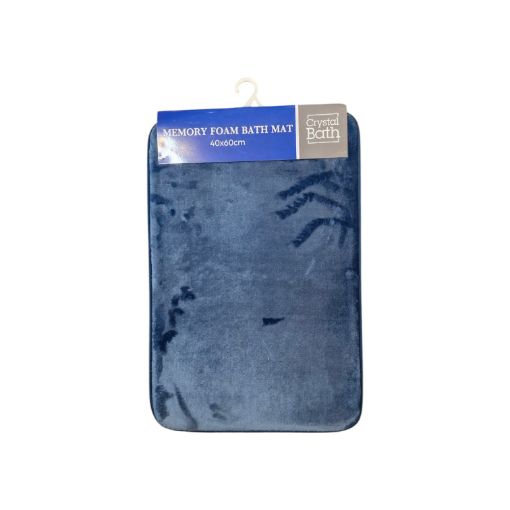 Imagen de ALFOMBRA PARA BAÑO CRYSTAL BATH MEMORY FOAM 40 X 60 CM 1 UND 387-002 