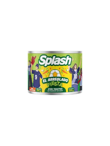 Imagen de ATÚN SPLASH EL ARREGLADO TROCITOS CON ESCABECHE EN ACEITE 295 G