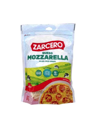 Imagen de QUESO ZARCERO MOZARELLA RALLADO 227.00 G