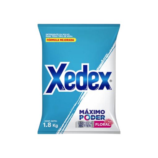 Imagen de DETERGENTE EN POLVO XEDEX MÁXIMO PODER 1800.00 G