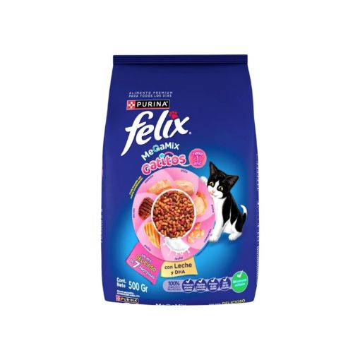 Imagen de ALIMENTO FELIX MEGAMIX GATITOS HASTA 1 AÑO 500.00 G