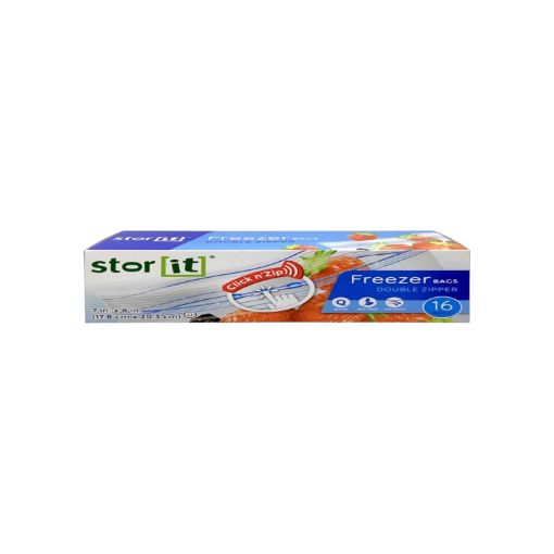 Imagen de BOLSA PLASTICA STORIT DE CIERRE 17.8 X 20.3 CM 16 UND #006-413744 1 UND