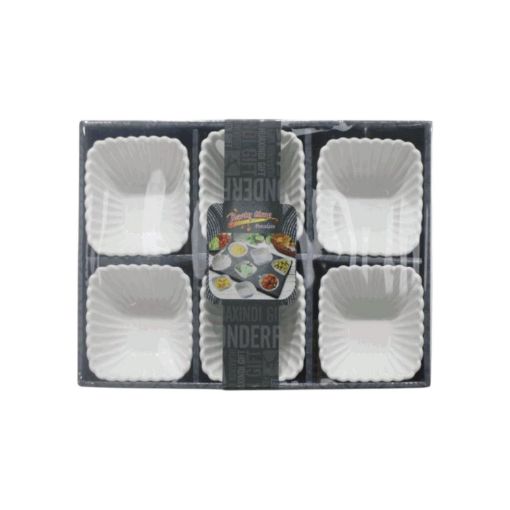 Imagen de BOWL DE PORCELANA MPJ  6 PZS 9.5 X 9.5 CM #76260068 1 UND